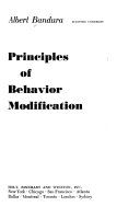 Principles of behavior modification /