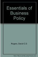 Essentials of business policy /