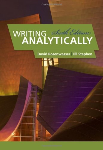 Writing analytically /