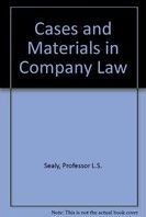 Cases and materials in company law /
