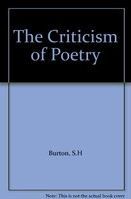 The criticism of poetry /