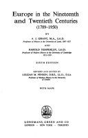 Europe in the nineteenth and twentieth centuries (1789-1950) /
