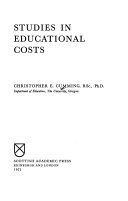 Studies in educational costs /