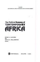 The Political economy of contemporary Africa /