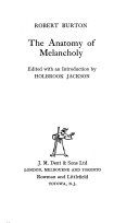 The anatomy of melancholy