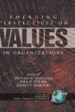 Emerging perspectives on values in organizations /