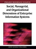 Social, managerial, and organizational dimensions of enterprise information systems /