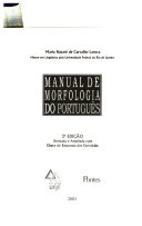 Manual de morfologia do português /