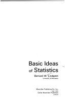 Basic ideas of statistics /