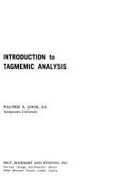 Introduction to tagmemic analysis /