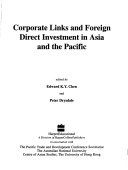 Corporate links and foreign direct investment in Asia and the Pacific /
