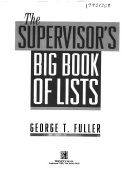The supervisor's big book of lists /