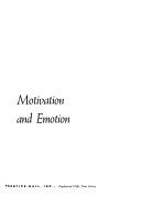 Motivation and emotion /