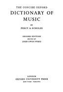 The concise Oxford dictionary of music /
