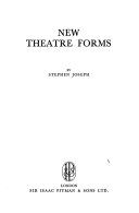 New theatre forms /
