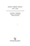Soviet foreign policy 1917-1941 /