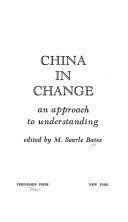 China in change : an approach to understanding /