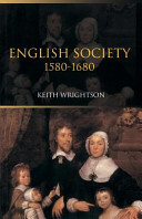 English society, 1580-1680 /
