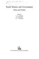 Social science and government : policies and problems /