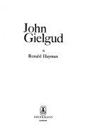 John Gielgud /
