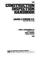 Construction inspection handbook /