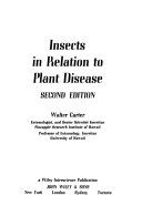 Insects in relation to plant disease /