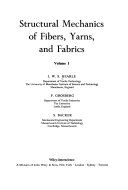 Structural mechanics of fibers, yarns, and fabrics /