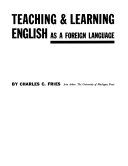 Teaching and learning English as a foreign language /