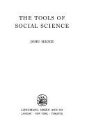 The tools of social science /