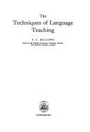The techniques of language teaching /