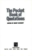 The Pocket book of quotations /
