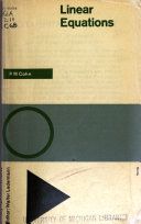 Linear equations /