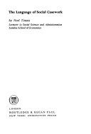 The language of social casework /