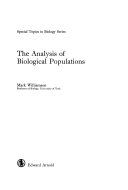 The analysis of biological populations /