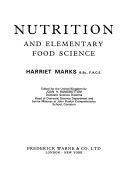 Nutrition and elementary food science /