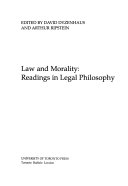 Law and morality : readings in legal philosophy /