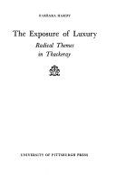 The exposure of luxury : radical themes in Thackeray /