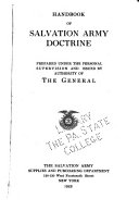 The Salvation Army handbook of doctrine /