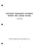Changing migration patterns within the United States /