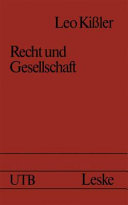 Recht und Gesellschaft : Einführung in die Rechtssoziologie /