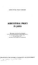Agricultural policy in Japan /