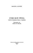 Com que pena : vinte poemas para Camões /