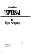 Dicionário universal da língua portuguesa.