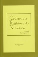 Códigos dos registos e do notariado : versao portuguesa.