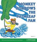 Monkey borrows the palmleaf fan /